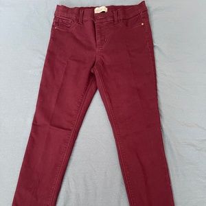 Burgundy Jeans